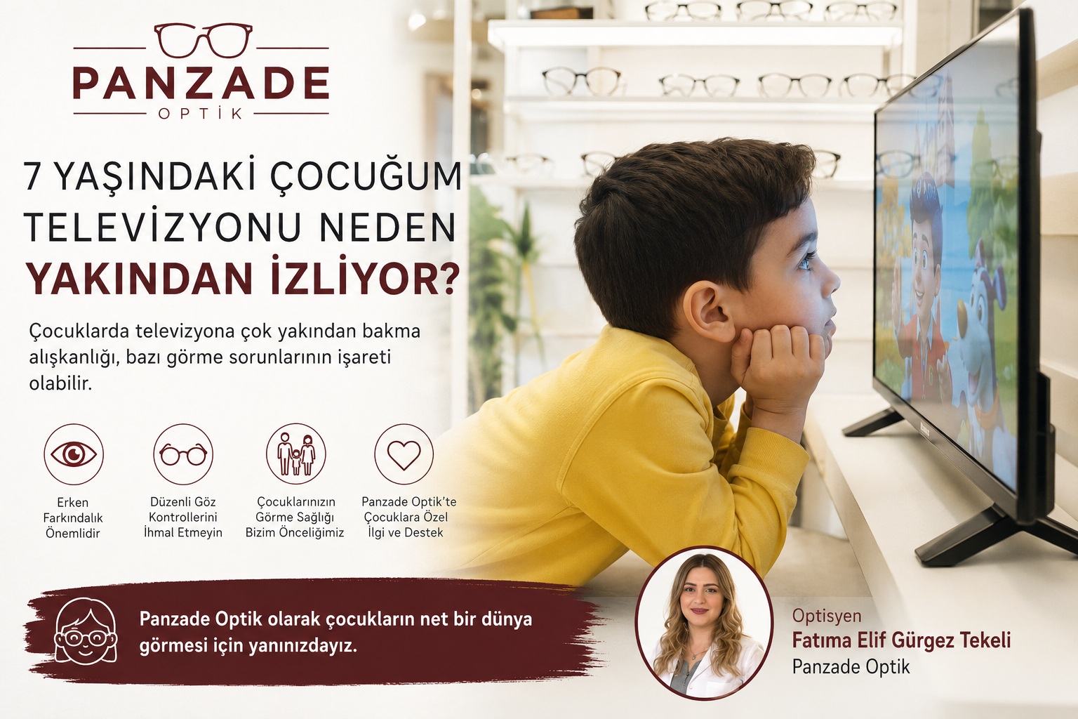 7 Yaşındaki Çocuğum Televizyonu Neden Yakından İzliyor?